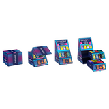 Zengaz Cube ZL-12 Royal Jet (EU-S3) - Jet Flame Lighters Bundle + 48 Lighters with Cube display stand