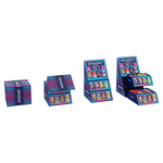 Zengaz Cube ZL-13 Wing Jet (UK-S2) - Jet Flame Lighters Bundle + 48 Lighters with Cube display stand