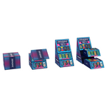 Zengaz Cube ZL-13 Wing Jet (UK-S3) - Jet Flame Lighters Bundle + 48 Lighters with Cube display stand