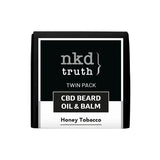 NKD 150mg CBD Twin Pack Honey Tobacco Beard Oil and balm (BUY 1 GET 1 FREE)