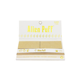 33 Alien Puff White & Gold King Size Unbleached Brown Rolling Papers ( HP109 )