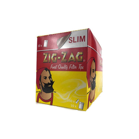 150 Zig-Zag Slimline Filter Tips - Pack of 10 Bags