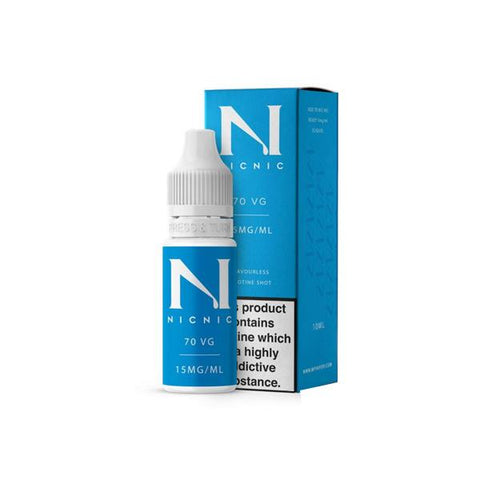 15mg Nic Nic - Flavourless Nicotine Shot - 70VG/30PG