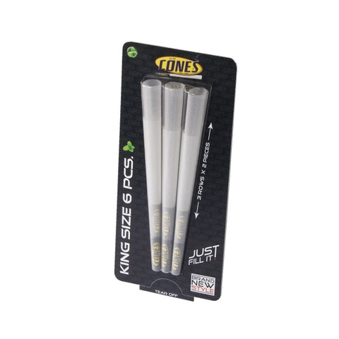 Cones King Size Pre-rolled 6 Pieces Blister Pack