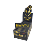 50 Alien Puff Black & Gold 1 1/4 Size Unbleached Brown Papers + Tips ( HP101 )