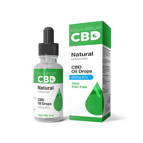 500mg Equilibrium CBD Oil 10ml - Natural Flavour