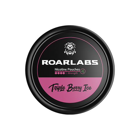 14mg Roar Labs Triple Berry Ice Nicotine Pouch - 20 Pouches
