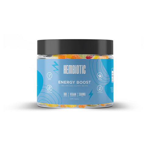 Hembiotic 500mg CBD Gummy Bears - 100g