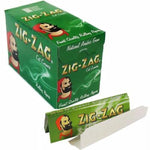 100 Zig-Zag Green Regular Size Rolling Papers
