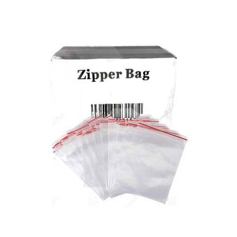 Zipper Branded 45mm x 45mm Clear Baggies